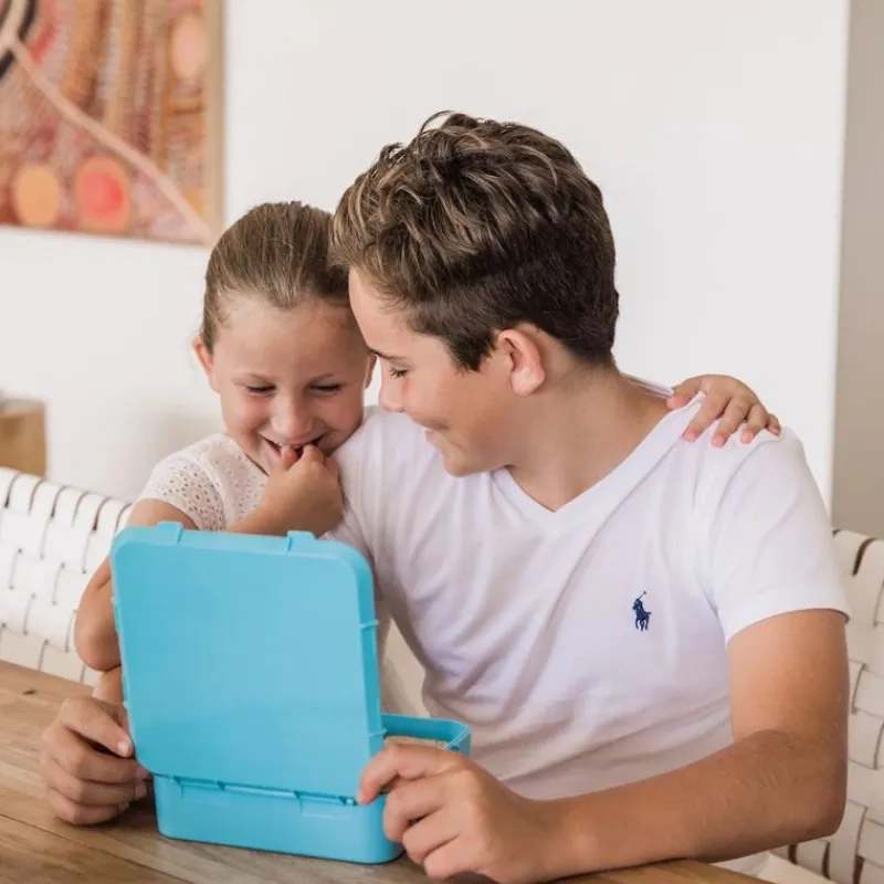 Little Lunch Box Madpakken*'Bento Three+', Sky Blue