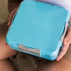 Little Lunch Box Madpakken*'Bento Three+', Sky Blue