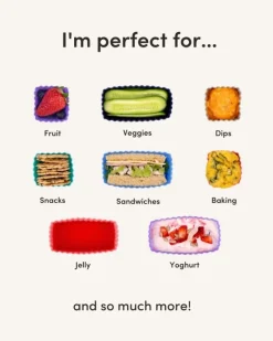 Little Lunch Box Madpakken*3Pk 'Bento Cups', Grape