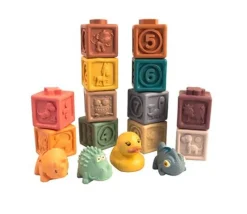 Magni Aktivitetsleg*Silikoneklodser Med Dyr 16 Stk