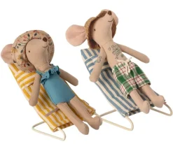 Maileg Maileg*Beach Chair Set, Mouse 11-1407-00