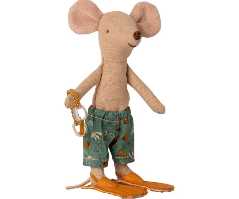 Maileg Maileg*Beach Mice, Big Brother In Cabin De Plage 16-1732-01