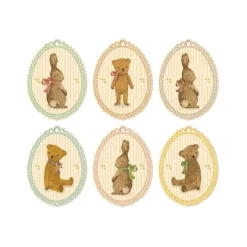 Maileg Kort*Gavemaerker Kanin, 12 Stk.