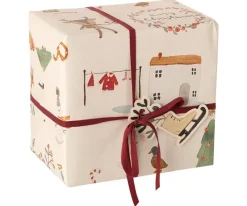 Maileg Gavepapir Og Bånd*Gavepapir Cosy Christmas Off White 14-0301-00