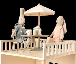 Maileg Dukkemøbler & Tilbehør*Havesaet Bord M. Stol Og Baenk 11-1113-00