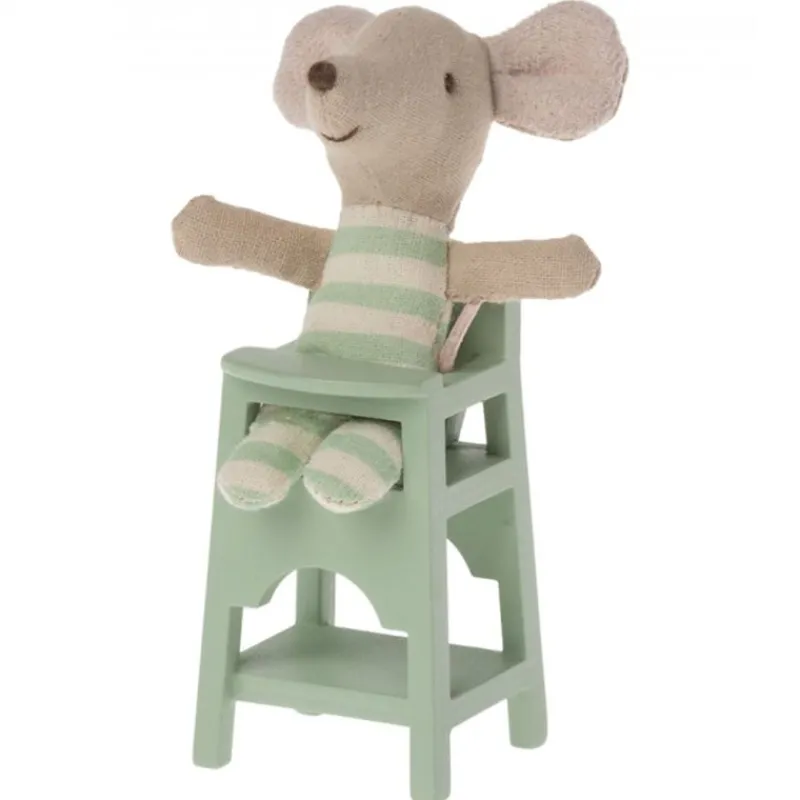 Maileg Dukkemøbler & Tilbehør*Hojstol, Mus - Mint