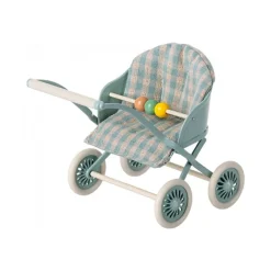 Maileg Dukkemøbler & Tilbehør*Klapvogn, Baby Mus - Mint