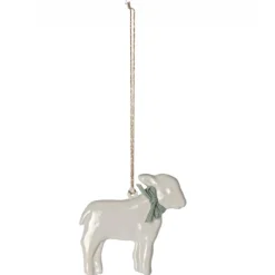 Maileg Pynt*Metal Ophæng, Lam - Mint