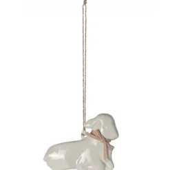 Maileg Pynt*Metal Ophæng, Lam - Pudder