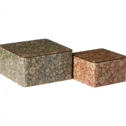 Maileg Opbevaring*Metaldaser, Blossom - Saet M. 2 Stk