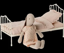 Maileg Dukkemøbler & Tilbehør*Miniature Seng, Mini - Lilla