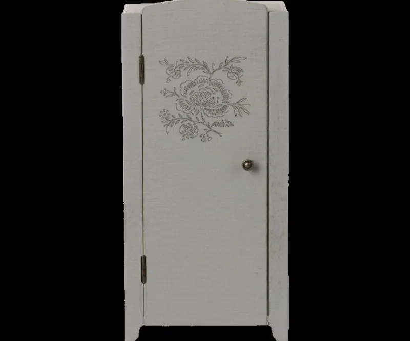 Maileg Dukkemøbler & Tilbehør*Miniature Skab - Gra/Mint 11-1009-00