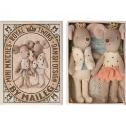 Maileg Maileg*Royal Tvillingemus, Lillebror Og -Soster