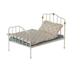 Maileg Dukkemøbler & Tilbehør*Seng Til Mus, Rahvid Bed Mouse Off White