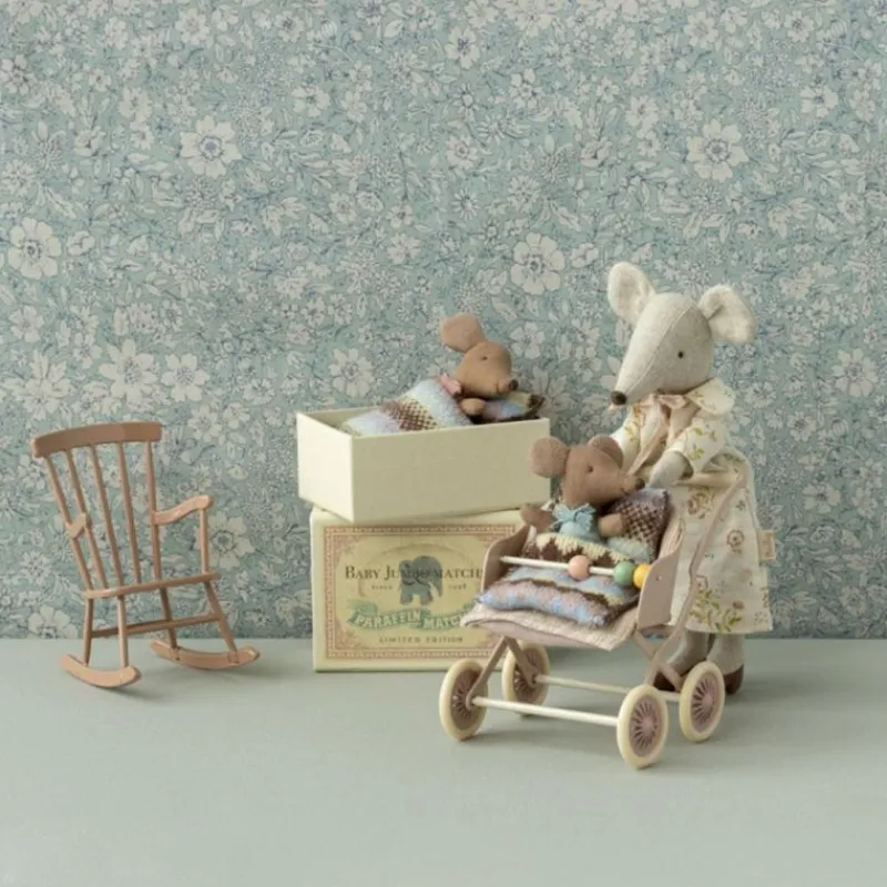 Maileg Maileg*Sleepy/Wakey Mus - Rosa