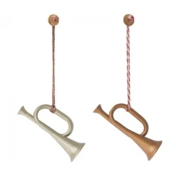 Maileg Uroer Og Ophæng*1Stk MetalOphæng Trompet