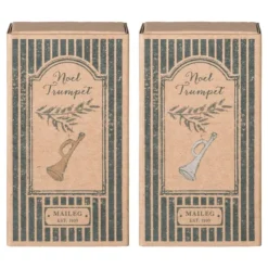 Maileg Uroer Og Ophæng*1Stk MetalOphæng Trompet