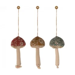 Maileg Uroer Og Ophæng*1Stk SvampeOphæng, Blossom Assorteret
