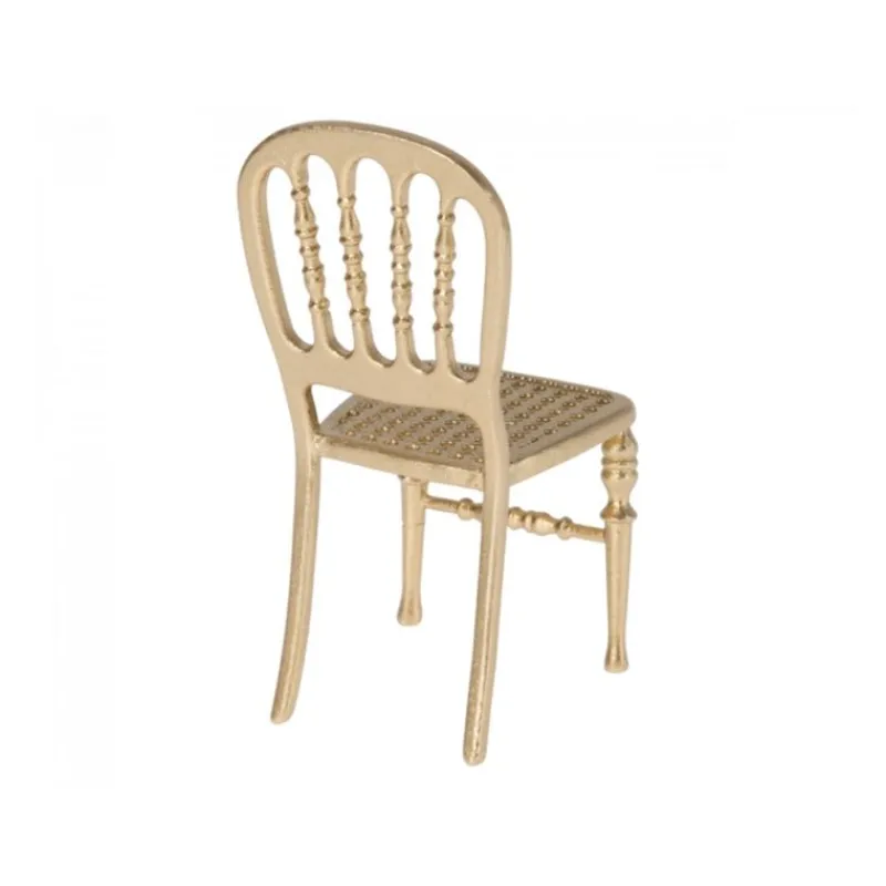 Maileg Dukkemøbler & Tilbehør*Stol Til Mus, Guld