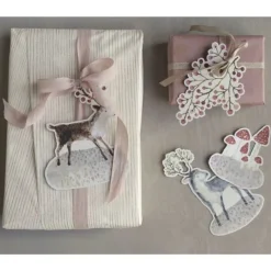 Maileg Gavepapir Og Bånd*Til Og Fra Kort, Winter Wonderland, 20 Stk.