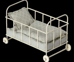 Maileg Dukkemøbler & Tilbehør*Tremmeseng I Bla, Micro