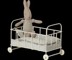 Maileg Dukkemøbler & Tilbehør*Tremmeseng I Bla, Micro