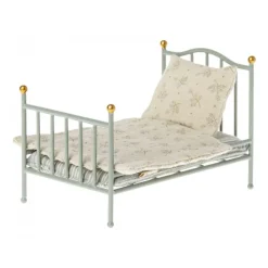 Maileg Dukkemøbler & Tilbehør*Vintage Seng, Mus Mint