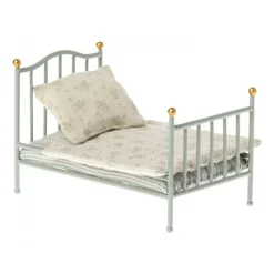 Maileg Dukkemøbler & Tilbehør*Vintage Seng, Mus Mint