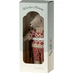 Maileg Maileg*Vintermus Med Ski, Mor