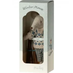 Maileg Maileg*Vintermus Med Ski, Far