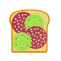 Mamamemo Legekøkken*Brod Med Salami