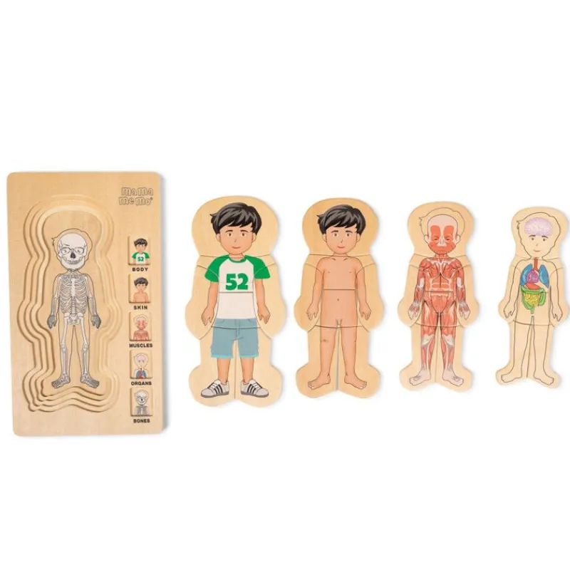 Mamamemo Puslespil*Min Krop Puslespil, Dreng