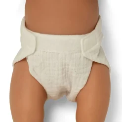 Mamamemo Alle Dukker*3Pk Dukkerbleer I Stof, Hvid