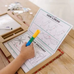 Melissa & Doug Magneter*Kreativitetskuffert, Dino