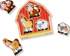 Melissa & Doug Puslespil*Puslespil Bondegard, 3 Brikker