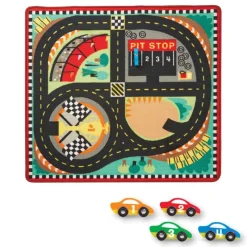 Melissa & Doug Aktivitetsstativ- Og Tæpper*Racer Taeppe