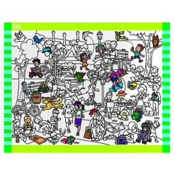 Melissa & Doug Tegn & Mal*Sog Og Find M.Klistermærker, Around Town