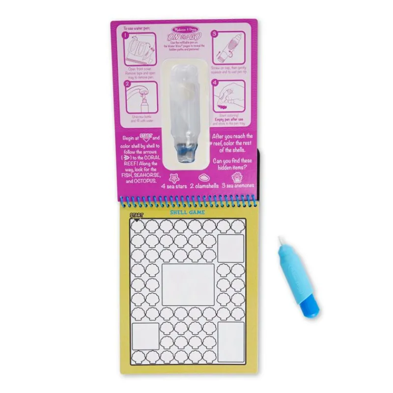 Melissa & Doug Tegn & Mal*Water Wow Underwater Pathways