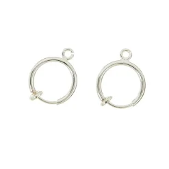 Me&My Box Diy Smykker*Oreklips Kreoler - Solvbelagt