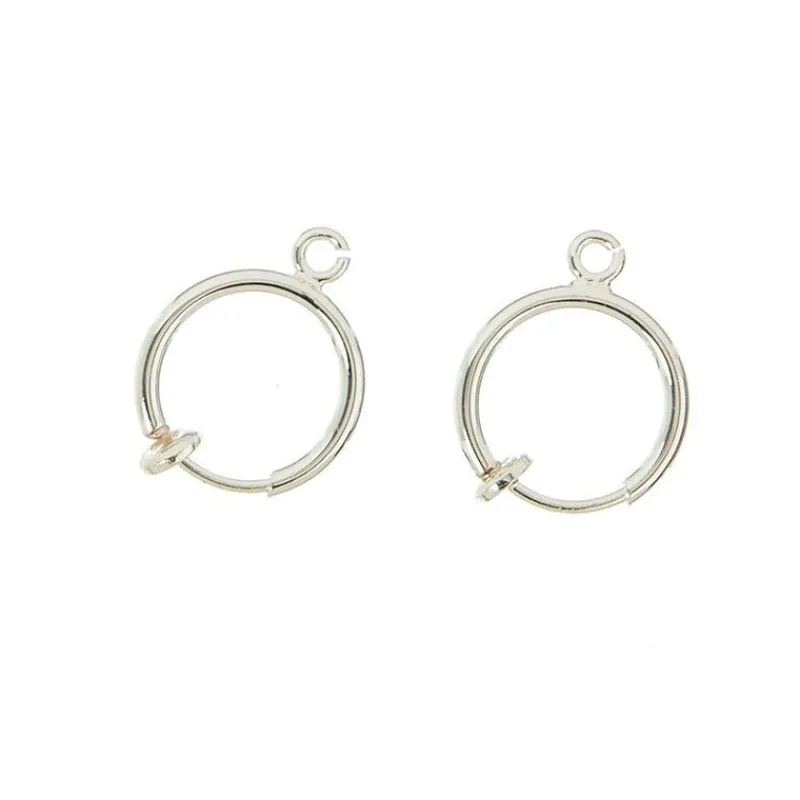 Me&My Box Diy Smykker*Oreklips Kreoler - Solvbelagt