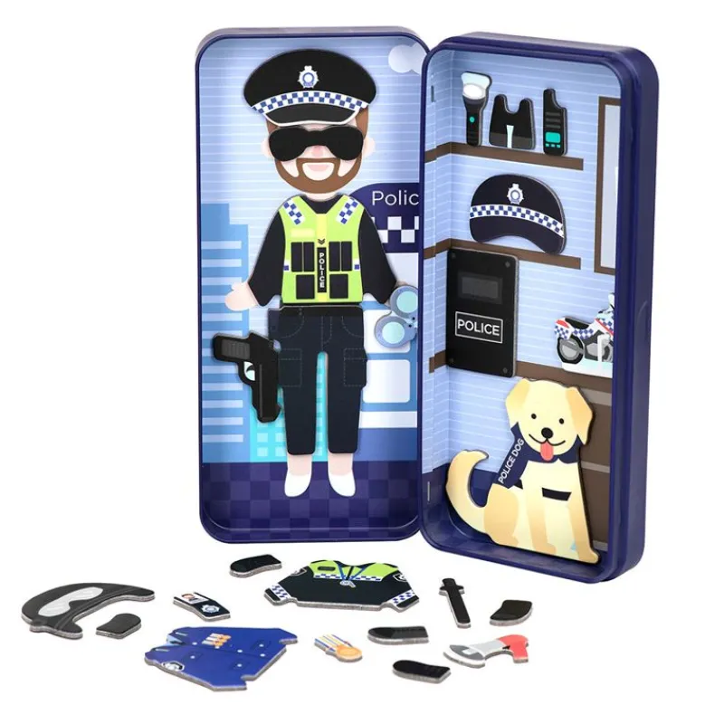 mierEdu Magneter*- Magnetisk Rejsesaet - Politibetjent