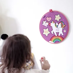 mierEdu Magneter*Dartspil Med 6 Bolde - Enhjorning