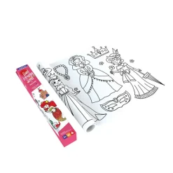 mierEdu Magneter*Kaempebanner Til Farvelaegning - Prinsesser