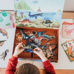 mierEdu Magneter*Magnetisk Legesaet - Laer Om Dinosaurer