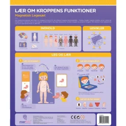 mierEdu Magneter*Magnetisk Legesaet - Laer Om Kroppens Funktioner