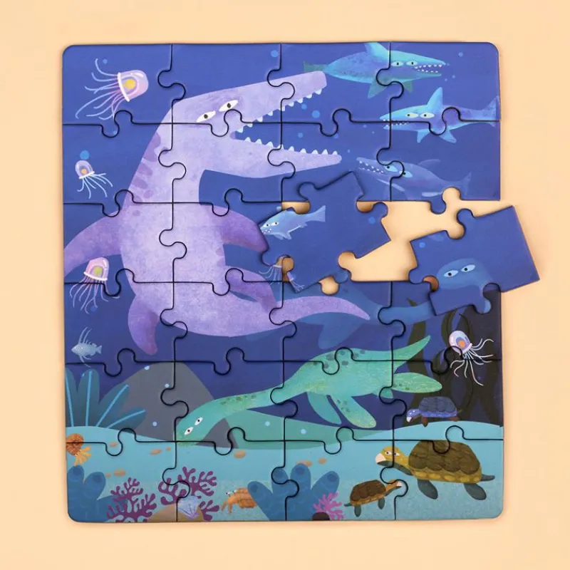 mierEdu Magneter*Magnetisk Puslespil 24+48 Brk - Dinosaurer