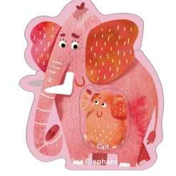 mierEdu Magneter*Puslespil 8X3 Brk - Dyreunge Med Foraelder