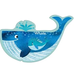 mierEdu Magneter*Puslespil 8X3 Brk - Dyreunge Med Foraelder