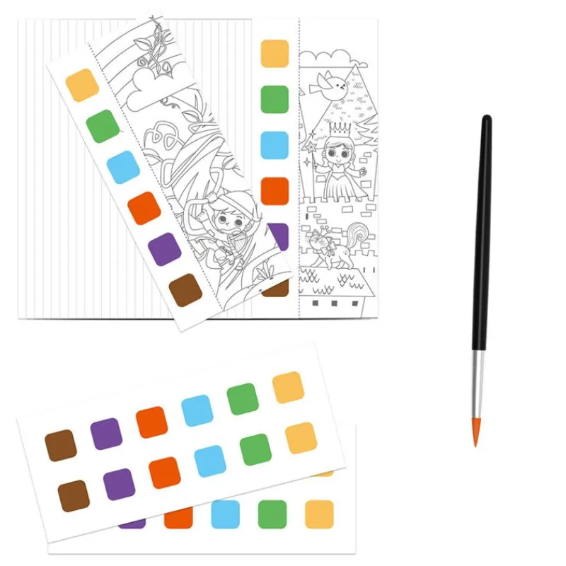 mierEdu Magneter*Vandfarve Malehaefte - Eventyr