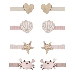 Mimi & Lula Hårelastikker*8 Harclips - Mini Cecil Crab